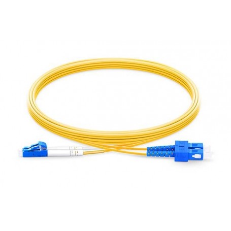 Fiber Patch Cable OS2-LC-SC-DX-2M-LSZH